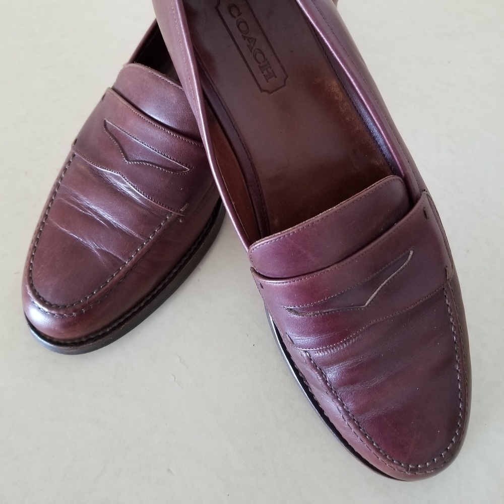 COACH Men's Leather Loafer 9.5N J404